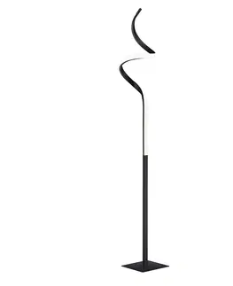 Stojace lampy Dizajnová stojaca lampa čierna vrátane LED 3-stupňového stmievania - Koers