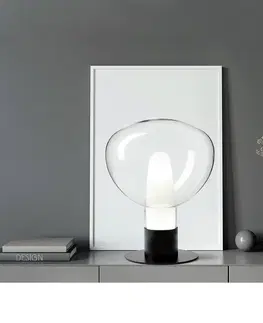 Stolové lampy miloox by Sforzin Sklenená stolová lampa Chobin