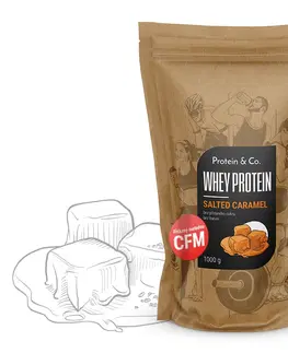 Proteíny Protein&Co. CFM Whey protein 80 1000 g PRÍCHUŤ: Raspberry cream