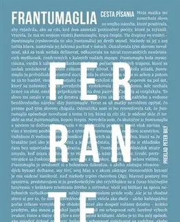 Eseje, úvahy, štúdie Frantumaglia Cesta písania - Elena Ferrante
