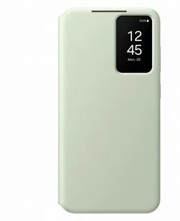 Puzdrá na mobilné telefóny Puzdro Smart View Wallet pre Samsung Galaxy S24 Plus, light green EF-ZS926CGEGWW