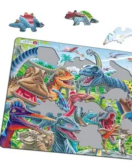LARSEN puzzle Larsen Puzzle Puzzle Šťastné dinosaury Larsen CZ4-ZZ