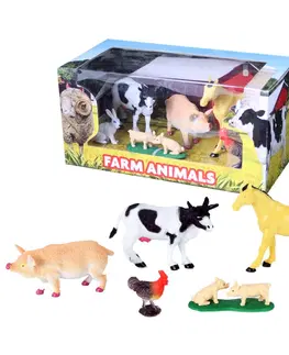 Hračky - figprky zvierat RAPPA - Zvieratá domáce 6 ks v krabici