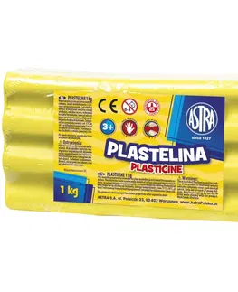 Hračky ASTRA - Plastelína 1kg Citrónová žltá, 303111004