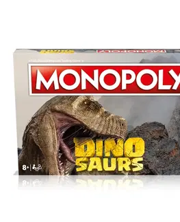 Hry v angličtine Winning Moves Hra Monopoly Dinosaurs (hra v angličtine)