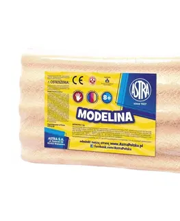 Hračky ASTRA - Modelovacia hmota do rúry MODELINA 1kg Telová, 304111001