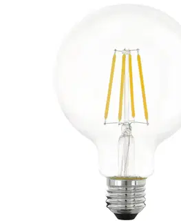 LED osvetlenie Eglo LED Stmievateľná žiarovka VINTAGE G95 E27/6W/230V 2700K - Eglo 11752 