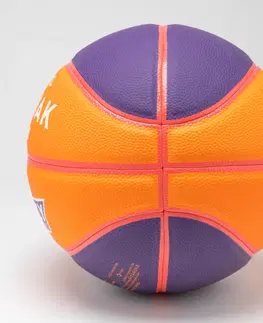 basketbal Basketbalová lopta K900 Wizzy oranžovo-fialová