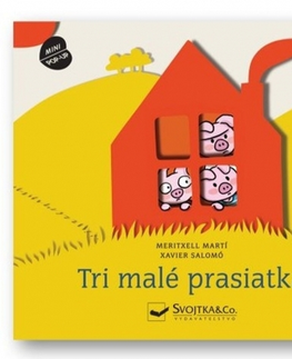 Leporelá, krabičky, puzzle knihy Tri malé prasiatka - Priestorová rozprávka - Martí Meritxell