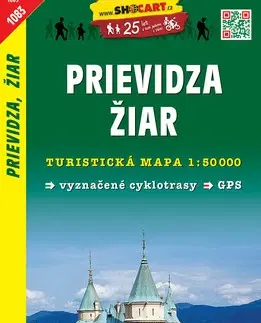 Turistika, skaly TM Prievidza-Žiar 1:50 000 - Kolektív autorov