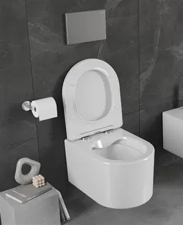 Záchody MEXEN - Sofia Závesná WC misa bez sedátka, biela 3354XX00