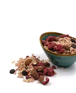Zdravé potraviny Protein&Co Proteínová kaša s chia 480 g PRÍCHUŤ: Chocolate & Raspberry