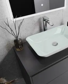 Kúpeľňa MEXEN - Megan sklenené umývadlo 56x36 cm, biela 24135630