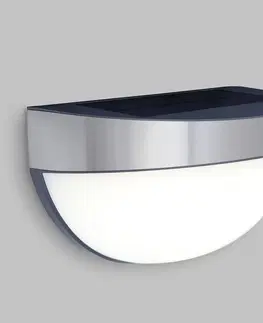 Solarné lampy na stenu LUTEC Bubble – solárne vonkajšie svietidlo so snímačom