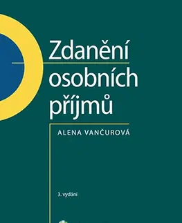 Dane, účtovníctvo Zdanění osobních příjmů - Alena Vančurová