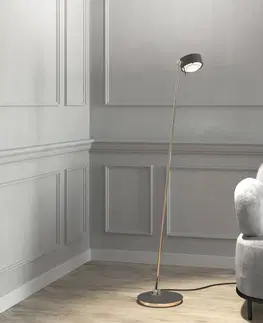 Stojacie lampy Top Light Puk! 120 Floor LED číre/matné antracitová matná