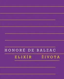 Svetová beletria Elixír života - Honoré de Balzac