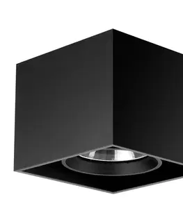 Stropné svietidlá Flos Architectural FLOS Compass Box H135 – stropné svietidlo čierne