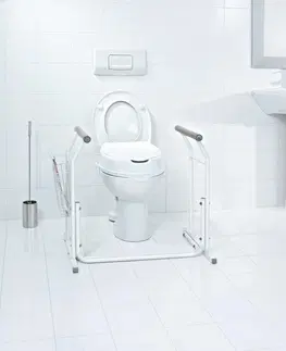 Kúpeľňa RIDDER - HANDICAP Oporný systém madiel u WC, biele A0110101