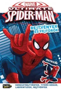Nalepovačky, vystrihovačky, skladačky Ultimate Spider-Man - rejtvények és fejtörők matricákkal