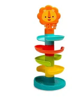 Náučné hračky TOYZ - Detská vzdelávacia hračka guľôčková dráha lev