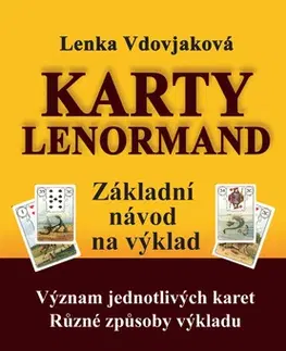 Veštenie, tarot, vykladacie karty Karty Lenormand + brožúrka - Lenka Vdovjaková