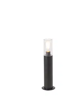 Vonkajsie osvetlenie Moderné stojace vonkajšie svietidlo čierne 50 cm - Rullo