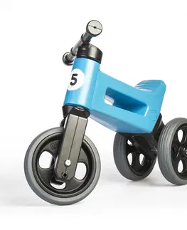 Detské vozítka a príslušenstvo Teddies FUNNY WHEELS Rider Sport modré 2v1 28/30cm