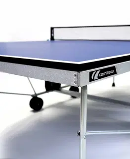 stolný tenis Stôl na stolný tenis 100 vnútorný modrý