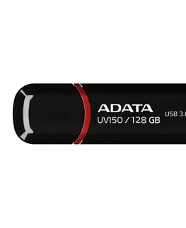 USB Flash disky USB kľúč A-DATA UV150, 128GB, USB 3.1 - rýchlosť 90/40MB/s (AUV150-128G-RBK)