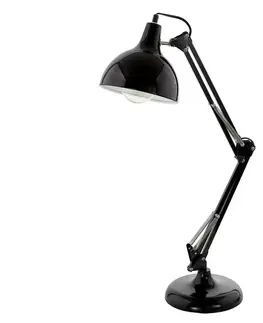 Lampy Eglo Eglo 94697 - Stolná lampa BORGILLIO 1xE27/60W/230V 