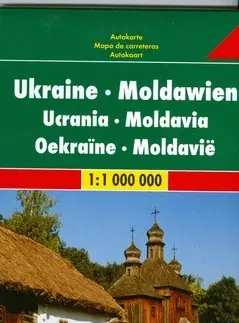 Do auta Ukrajina, Moldavsko 1:1 000 000 - Automapa