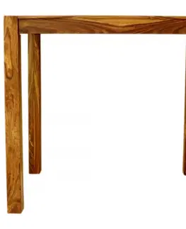 Jedálenské stoly Barový stôl 120x110x80 indický masív palisander