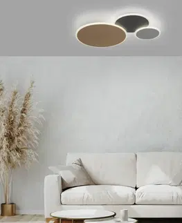 SmartHome stropné svietidlá Q-Smart-Home Paul Neuhaus Q-Piato stropné LED svetlo 3-pl.