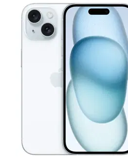 Mobilné telefóny Apple iPhone 15 128 GB modrá MTP43SXA