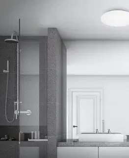 Stropné svietidlá Briloner LED stropné svietidlo Puzdro do kúpeľne IP44 3 000K Ø 40 cm