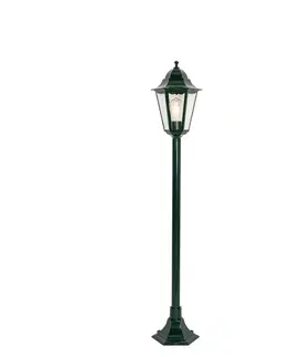 Vonkajsie osvetlenie Klasické stojace vonkajšie svietidlo tmavozelené 125 cm IP44 - New Orleans