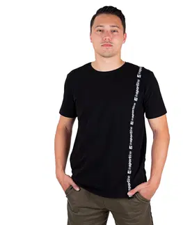 Pánske tričká Pánske tričko inSPORTline Sidestrap Man čierna - M