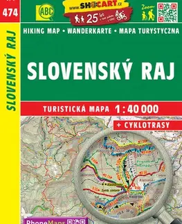 Turistika, skaly Slovenský raj 1:40 000