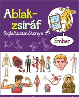 Ľudské telo Ablak-zsiráf foglalkoztatókönyv - Ember