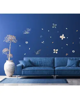 Samolepky na stenu Samolepiaca dekoracia Vector Graphics Florals, 42,5 x 65 cm