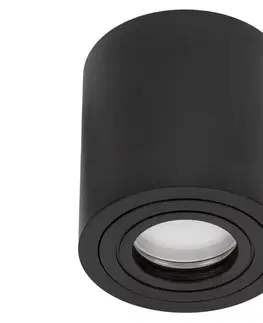 Svietidlá  Kúpeľňové bodové svietidlo CHLOE 1xGU10/30W/230V IP65 okrúhly čierna 