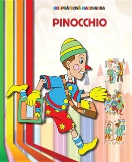 Nalepovačky, vystrihovačky, skladačky Pinocchio