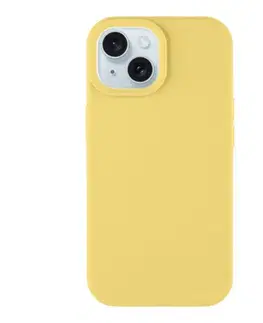Puzdrá na mobilné telefóny Puzdro Tactical Velvet Smoothie pre Apple iPhone 15, žlté 57983116002