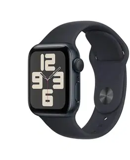 Inteligentné hodinky Apple Watch SE GPS 44mm Midnight Aluminium Case with Midnight Sport Band - M/L