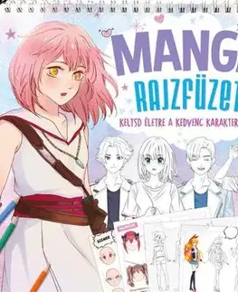 Pre deti a mládež - ostatné Manga rajzfüzet 1.