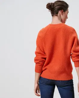 Shirts & Tops Pletený pulóver, oranžový