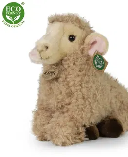 Plyšové hračky RAPPA - Plyšová ovca ležiaca 28 cm ECO-FRIENDLY