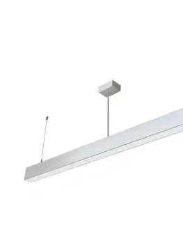 Svietidlá APLED APLED - LED Luster na lanku LOOK LED/46W/230V 4000K 120 cm strieborná 