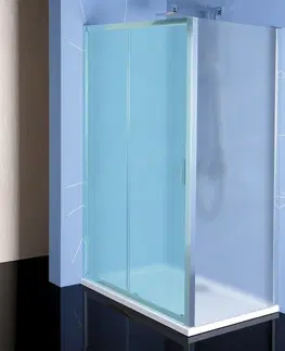 Sprchovacie kúty POLYSAN - EASY sprchová bočná stena 1000, sklo BRICK EL3438